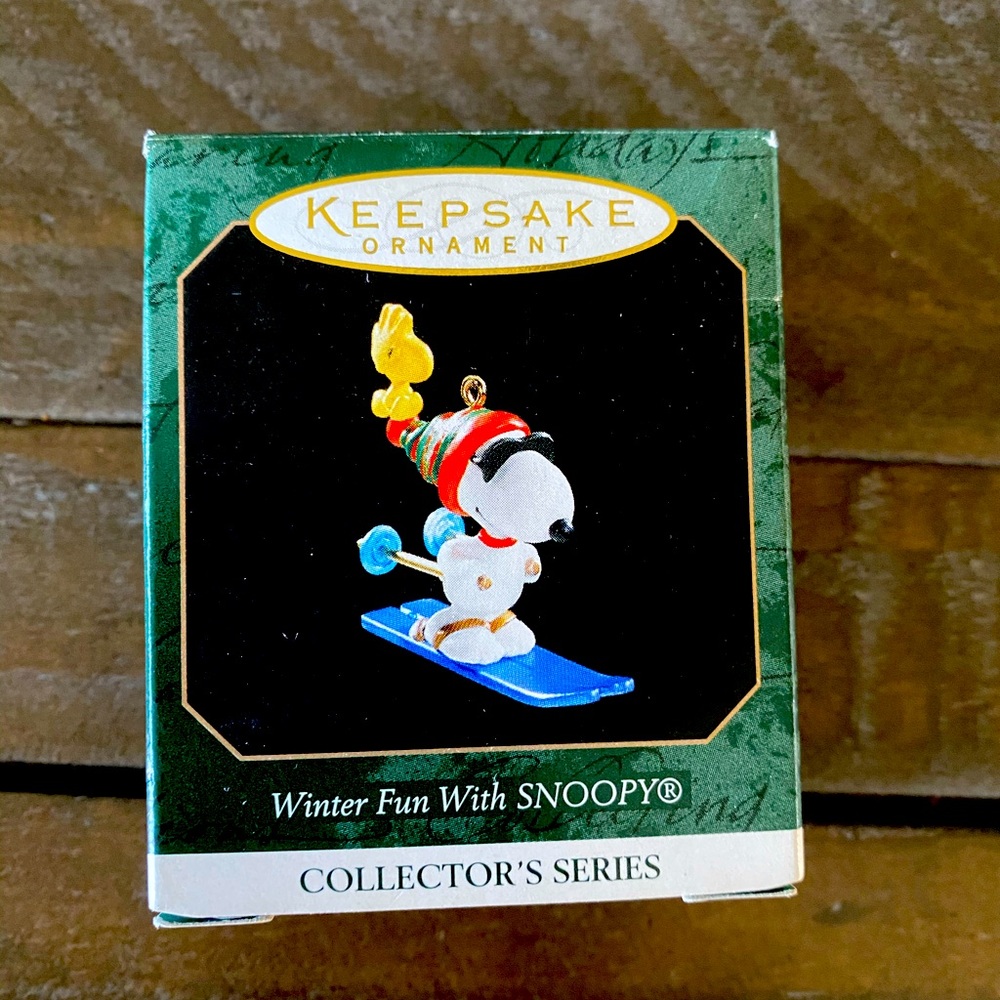 Keepsake Ornament: Winter Fun With Snoopy